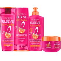 Kit Novo Liso Dos Sonhos Mascara Queratina Aha Reduz Danos