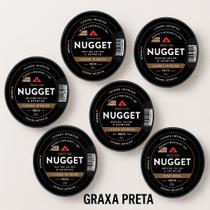 Kit Nugget graxa para sapato Brilho e Proteção 36 gramas Preto Kit Nugget graxa para sapato Brilho e Proteção 36 gramas Preto