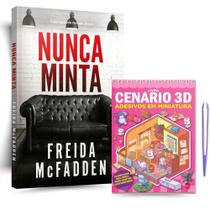 Kit: Nunca Minta + Livro Cenário 3D - Rosa (2 Vol)