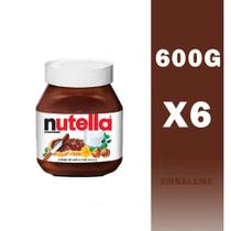 Kit Nutella 650g Ferrero Com 6 Unidades