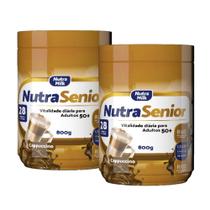 Kit: Nutra Senior Adulto 50+ Cappuccino 800g NutraMilk 2 Uni