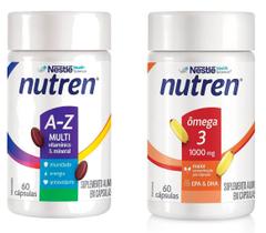 Kit Nutren Vitamina Multi A-Z e Omega 3 de Alta pureza