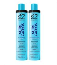 Kit Nutri Cachos Force de Frizz 2x500ml Cachos Nutridos e Hidratados