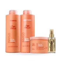 Kit Nutri-Enrich Sh 1000ml + Cond 1000ml + Masc 500ml + Óleo 100ml