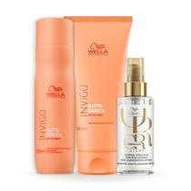 Kit Nutri-Enrich Sh 250ml + Cond 200ml + Óleo Light 100ml