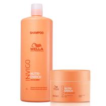 Kit Nutri Enrich Shampoo 1L, Máscara 150ml - Wella - Wella Professionals