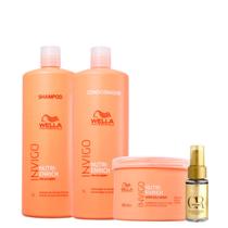 Kit Nutri Enrich Shampoo Cond Máscara Oil Reflections - Wella