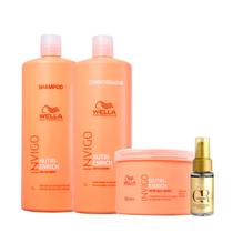 Kit Nutri Enrich Shampoo Cond Máscara Oil Reflections -Wella - Wella Professionals