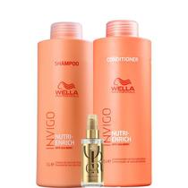 Kit Nutri-Enrich Shampoo, Condicionador e Oil R. - Wella