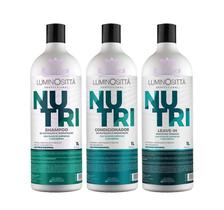 Kit Nutri Hidratação Profunda 3 Passos De 1L Luminosittà