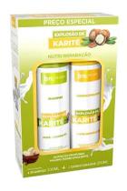 Kit Nutri-Reparação Explosão de Karité - Shampoo 200ML + Condicionador 200ML - Beleza Natural