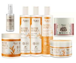 Kit Nutri Waves Completo + Ativ Anti Frizz + Blend de Óleos Apse
