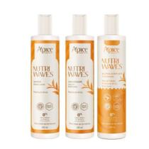 Kit Nutri Waves Shampoo, Condicionador e Gelatina Apse