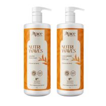 Kit Nutri Waves Shampoo e Condicionador 1L Apse