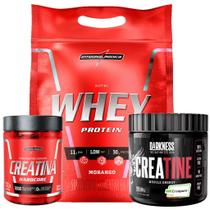 Kit Nutri Whey 907g + Creatina 60 Caps + Creatina 200g Creapure Integral