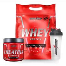 Kit Nutri Whey Protein 900g + Creatina 300g Fuel + Coqueteleira 600ml - Integralmedica Kit Nutri Whey Protein 900g + Creatina 300g Fuel + Coqueteleira 600ml - Integralmedica