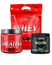 Kit Nutri Whey Protein, Creatina 300g e Pré Treino Bope 150g