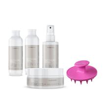 Kit nutrição fatal completo + escova shampoo brush