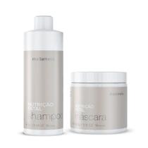 Kit nutrição fatal shampoo 1l e máscara 500g madamelis