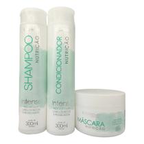 Kit Nutrição Lisstreme 300g Tratamentos Capilar Intense Eaê