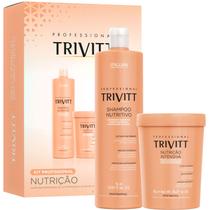 Kit Nutrição Profissional Trivitt - Shampoo 1L + Máscara de Nutrição Intensiva