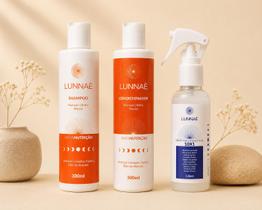 Kit nutricao: shampoo + condicionador + spray multifuncional 10x1