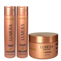 Kit NutriçãoLumera Auriah Shampoo + Condicionador + Máscara