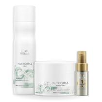 Kit Nutricurls Sh 250ml + Masc 150ml + Óleo Light 30ml