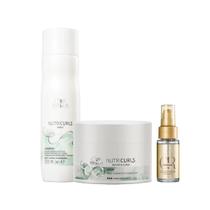 Kit Nutricurls Shampoo, Máscara e Oil Reflections - Wella