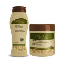 Kit Nutriminas Oliva Ressecados Shampoo 300ml e Máscara 500g Kit Nutriminas Oliva Ressecados Shampoo 300ml e Máscara 500g