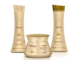 Kit Nutrit Macadâmia Nutrição Hidratação Profissional Brilho Reposição Hídrica Tratamento Ionizado