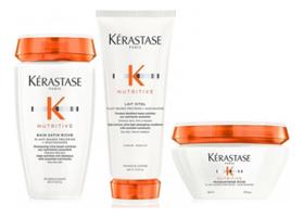Kit Nutritive Satin Riche+ Lait Vital + Másc Riche Peq KHair Kit Nutritive Satin Riche+ Lait Vital + Másc Riche Peq KHair