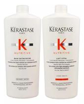 Kit Nutritive Satin Riche Sh+ Cond Lait Vital 1L KHair Kit Nutritive Satin Riche Sh+ Cond Lait Vital 1L KHair