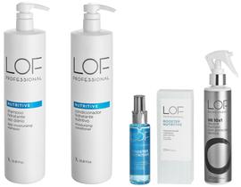 Kit Nutritive Shampoo + Cond. 1L+ Booster Másc. + Hit 10x1