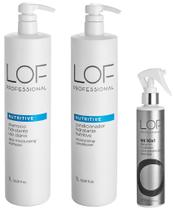 Kit Nutritive Shampoo + Condicionador 1Litro + LOF Hit 10x1