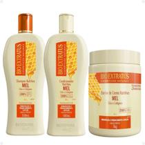 Kit Nutritivo Bio Extratus Mel Chia e Colágeno Com 3 1Kg