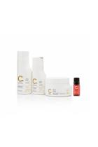 Kit Nutry Force Amavia Óleo Nutrição Cabelo Shampoo Máscara