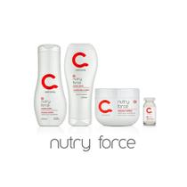 Kit Nutry Force Amavia Tratamento Nutritivo Capilar Ampola