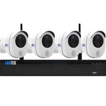 Kit NVR + 4 Câmeras Bullet IP WI-FI Com Infravermelho Luatek - LKK-3214