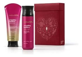 Kit O Boticário Nativa SPA Orquídea Lumière: Body Splash 200ml + Creme Perfumado Desodorante 180ml