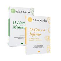 Kit O Céu e o Inferno + O Livro dos Médiuns - Allan Kardec Kit O Céu e o Inferno + O Livro dos Médiuns - Allan Kardec