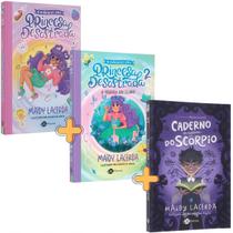 Kit O Diário de Uma Princesa Desastrada Volume 1 e 2 + O Caderno de Maldades do Scorpio Maidy Lacerda