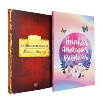 Kit O Evangelho Maltrapilho + Caderno Anotações Bíblicas Borboleta