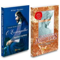 Kit O Evangelho Segundo o Espiritismo (Boa Nova) e Renovando Atitudes - 608 Páginas