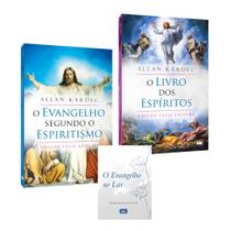 Kit O Evangelho Segundo O Espiritismo + O Livro Dos Espíritos + Brinde O Evangelho No Lar Kit O Evangelho Segundo O Espiritismo + O Livro Dos Espíritos + Brinde O Evangelho No Lar