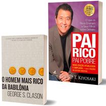 Kit O Homem Mais Rico da Babilônia - George S Clason + Pai Rico Pai Pobre - Robert Kiyosaki Kit O Homem Mais Rico da Babilônia - George S Clason + Pai Rico Pai Pobre - Robert Kiyosaki