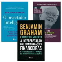 KIT O Investidor Inteligente + O Jeito Peter Lynch de Investir + A Interpretação das Demonstrações Financeiras