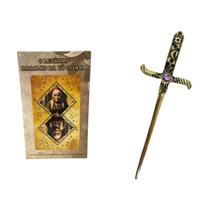 Kit O Legítimo Baralho da Vó Cigana + Athame Dourado Kit O Legítimo Baralho da Vó Cigana + Athame Dourado