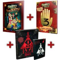 Kit O Livro Do Bill + O Diário Perdido De Gravity Falls + Lendas Perdidas