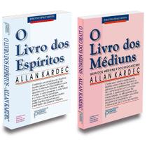 Kit O Livro dos Espíritos e O Livro dos Médiuns - Allan Kardec